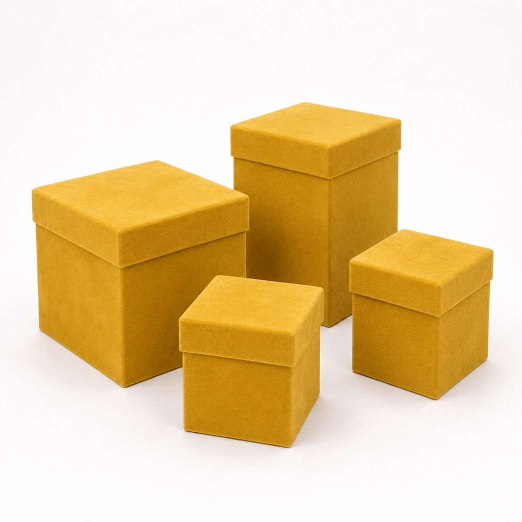 Velvet Square Boxes